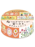 Washi tape japonés "Flowers" - Image 4
