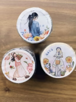 Sticker roll "Lovely girl" - Image 3