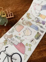 Sticker roll "Lovely girl" - Image 2