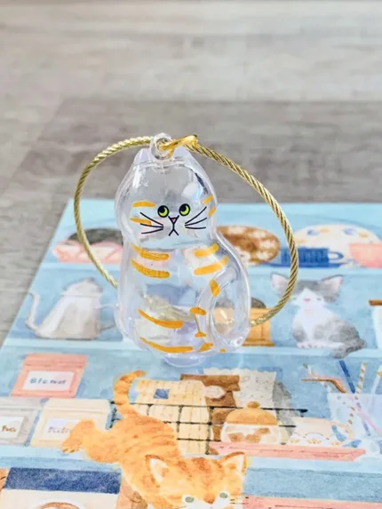 “Ginger miau” llavero guarda pelito