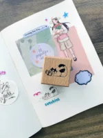 Sellos en madera "Cute Cat" - Image 6