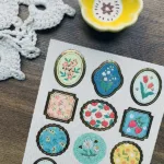 Sticker japonés "Flower Wind"