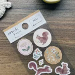 Sticker japonés "Ardillas - Michi Kusa"