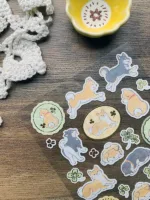 Stickers japonés "My Husky Doggy"