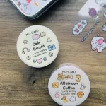 Sticker roll "Daily récord mini” & “Afternoon Coffee"