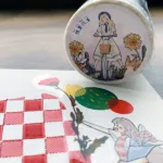 Sticker roll "Lovely girl"