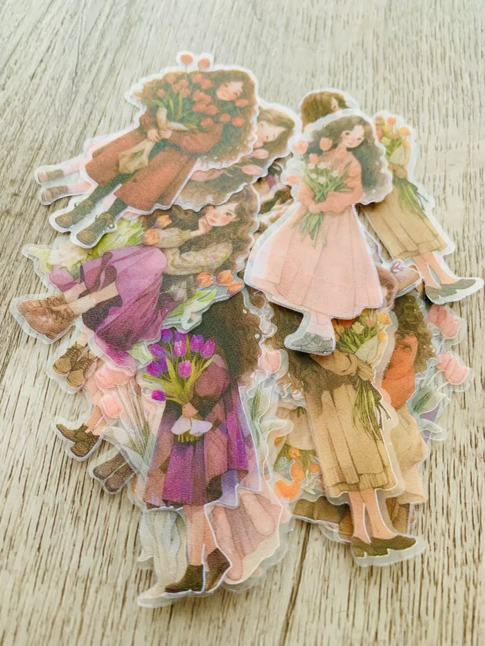 Sticker flower lady - Image 1