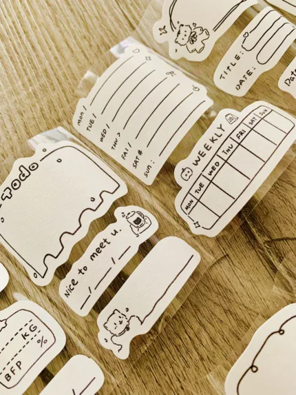 Sticker planner ilustrado