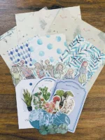 Kit de journaling azul